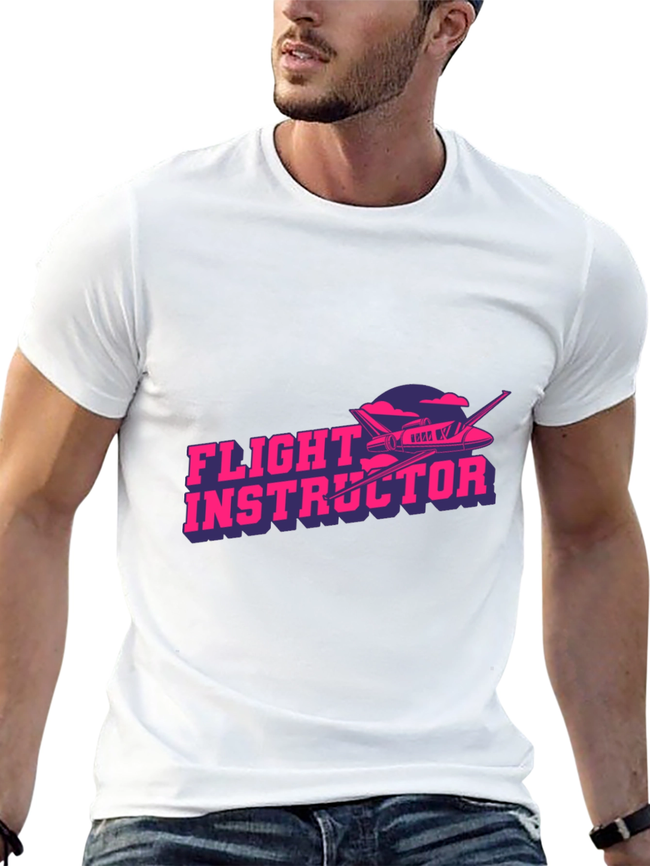 Flight Instructor Graphic T-Shirt - Pilot Aviation Tee