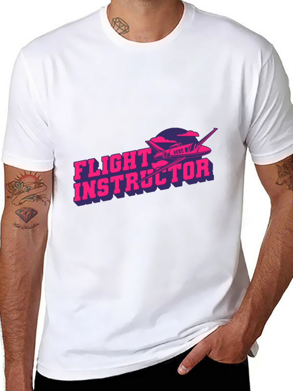 Flight Instructor Graphic T-Shirt - Pilot Aviation Tee