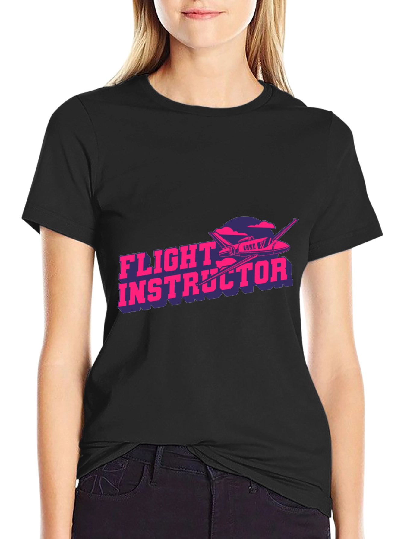 Flight Instructor Graphic T-Shirt - Pilot Aviation Tee