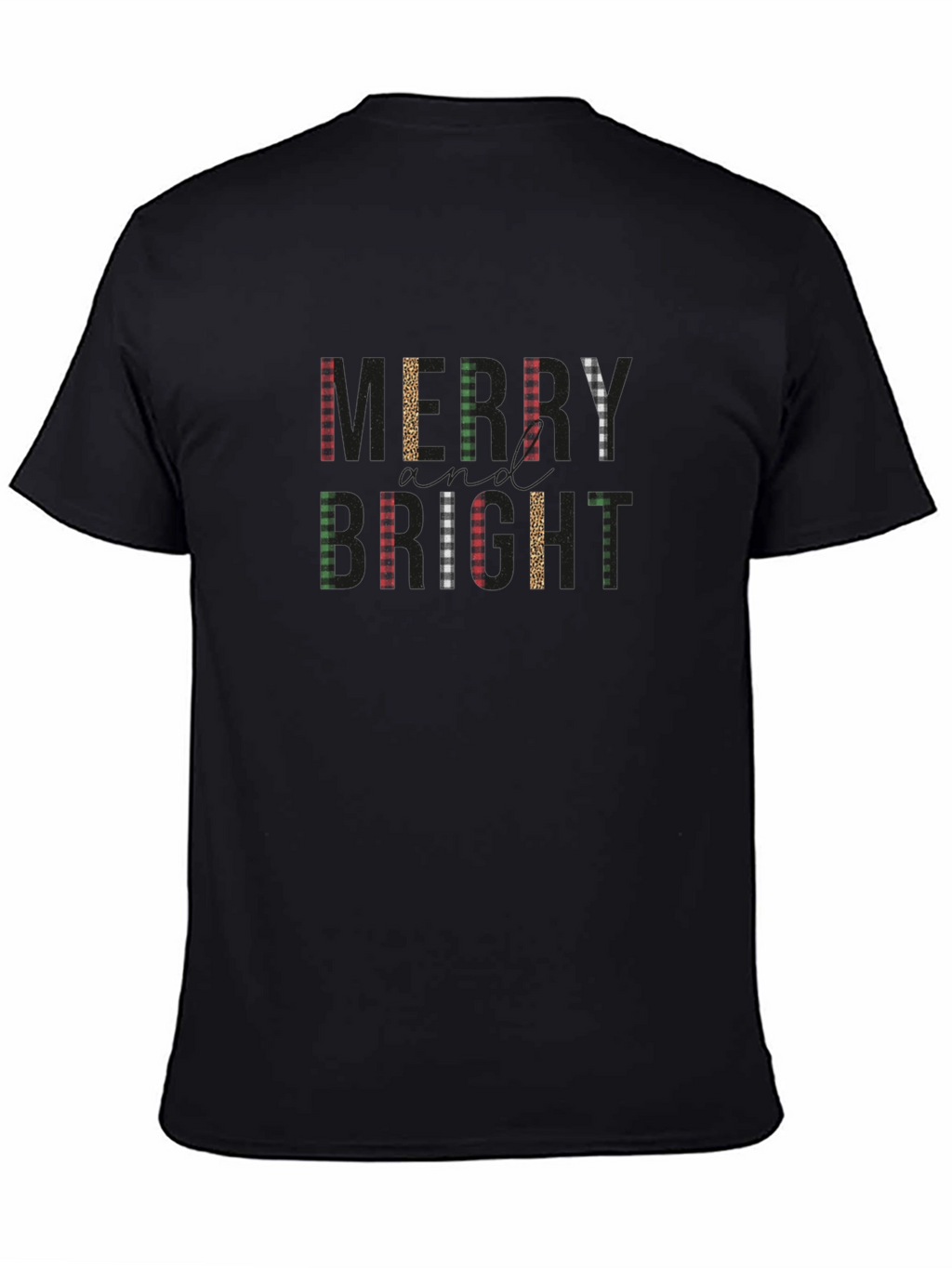 Merry & Bright Christmas T-Shirt - Festive Holiday Apparel