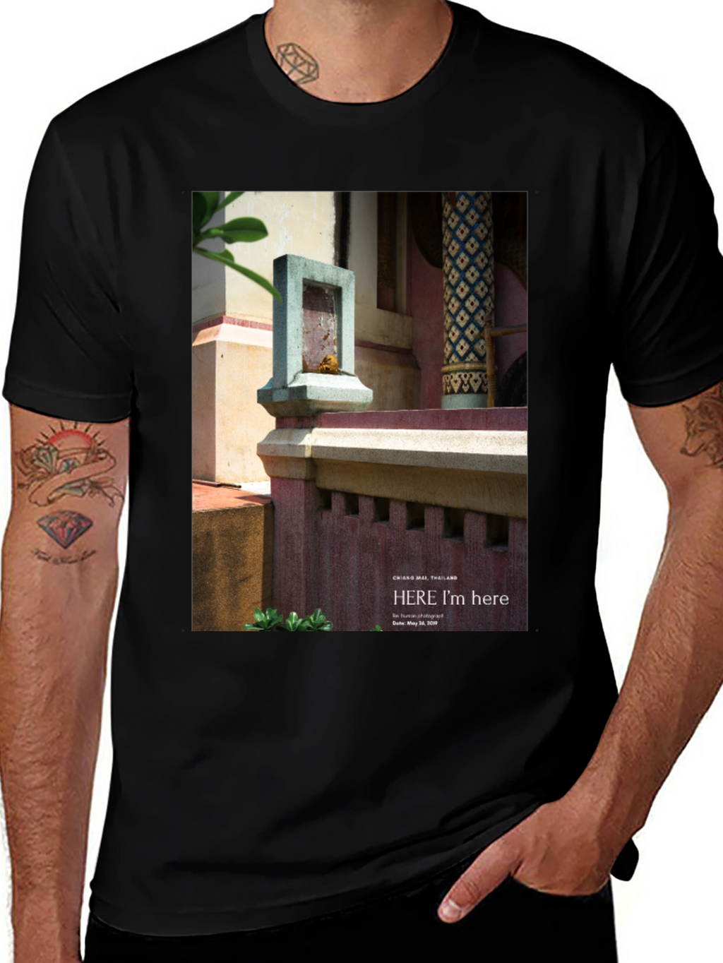 Here Im Here Chiang Mai Thailand T-Shirt
