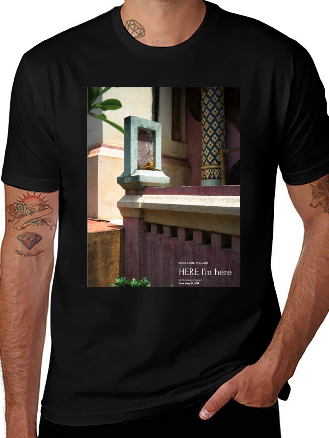 Here Im Here Chiang Mai Thailand T-Shirt
