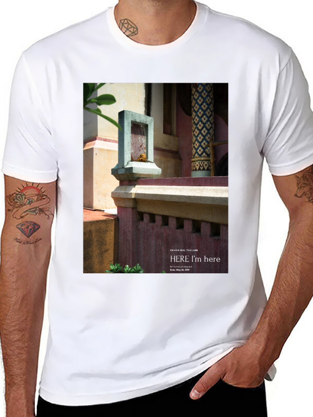 Here Im Here Chiang Mai Thailand T-Shirt