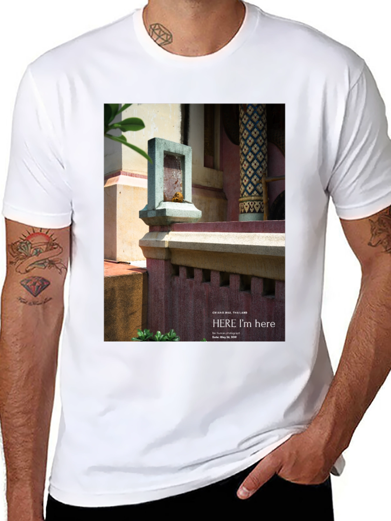 Here Im Here Chiang Mai Thailand T-Shirt