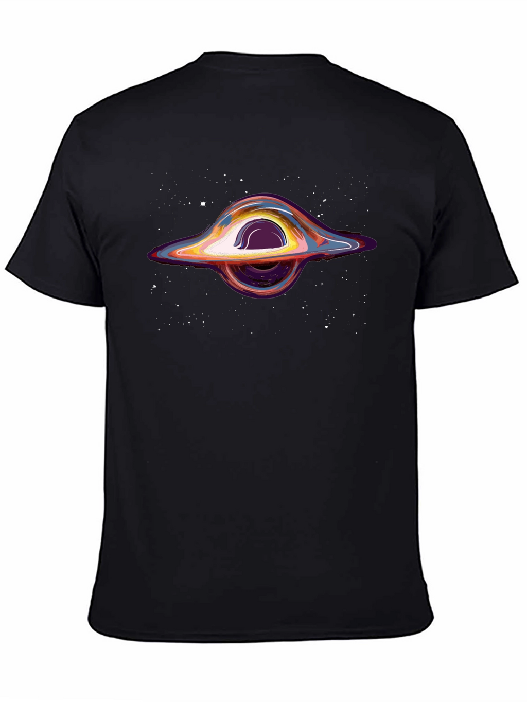 Black Hole Graphic Tee - Cosmic Design