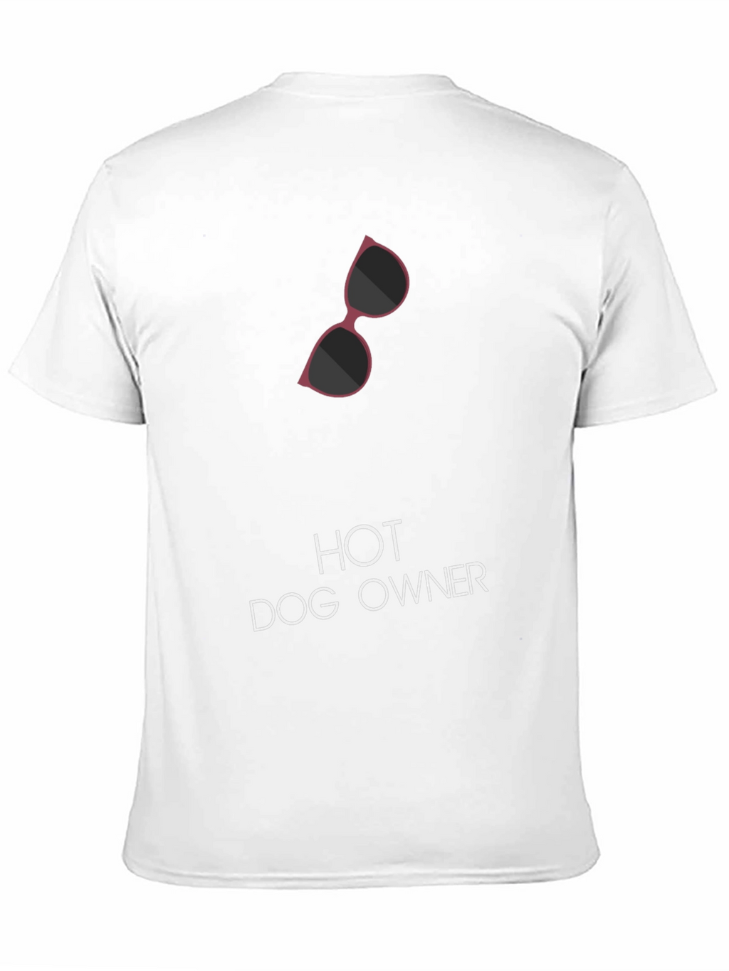 Hot Dog Owner Tee - Black Graphic T-Shirt