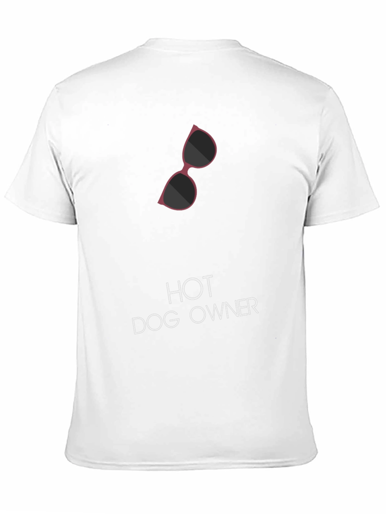 Hot Dog Owner Tee - Black Graphic T-Shirt