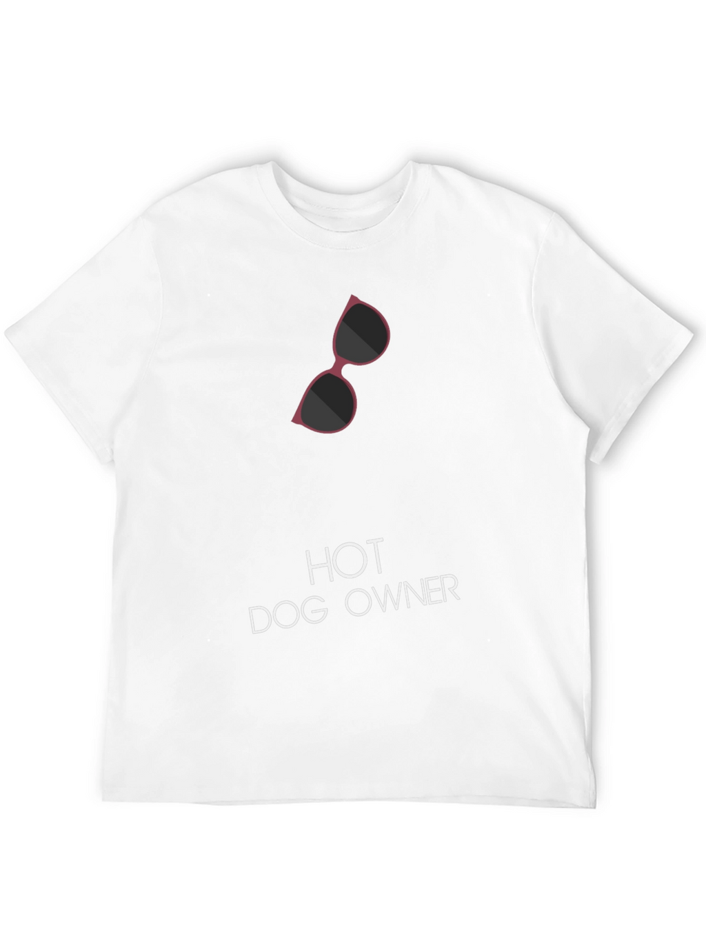 Hot Dog Owner Tee - Black Graphic T-Shirt