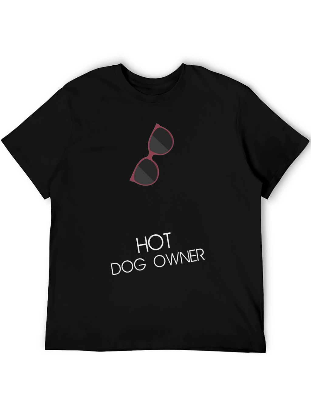 Hot Dog Owner Tee - Black Graphic T-Shirt