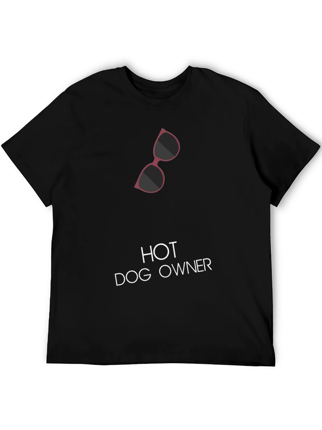 Hot Dog Owner Tee - Black Graphic T-Shirt