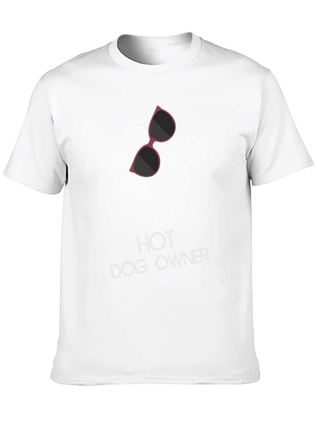 Hot Dog Owner Tee - Black Graphic T-Shirt