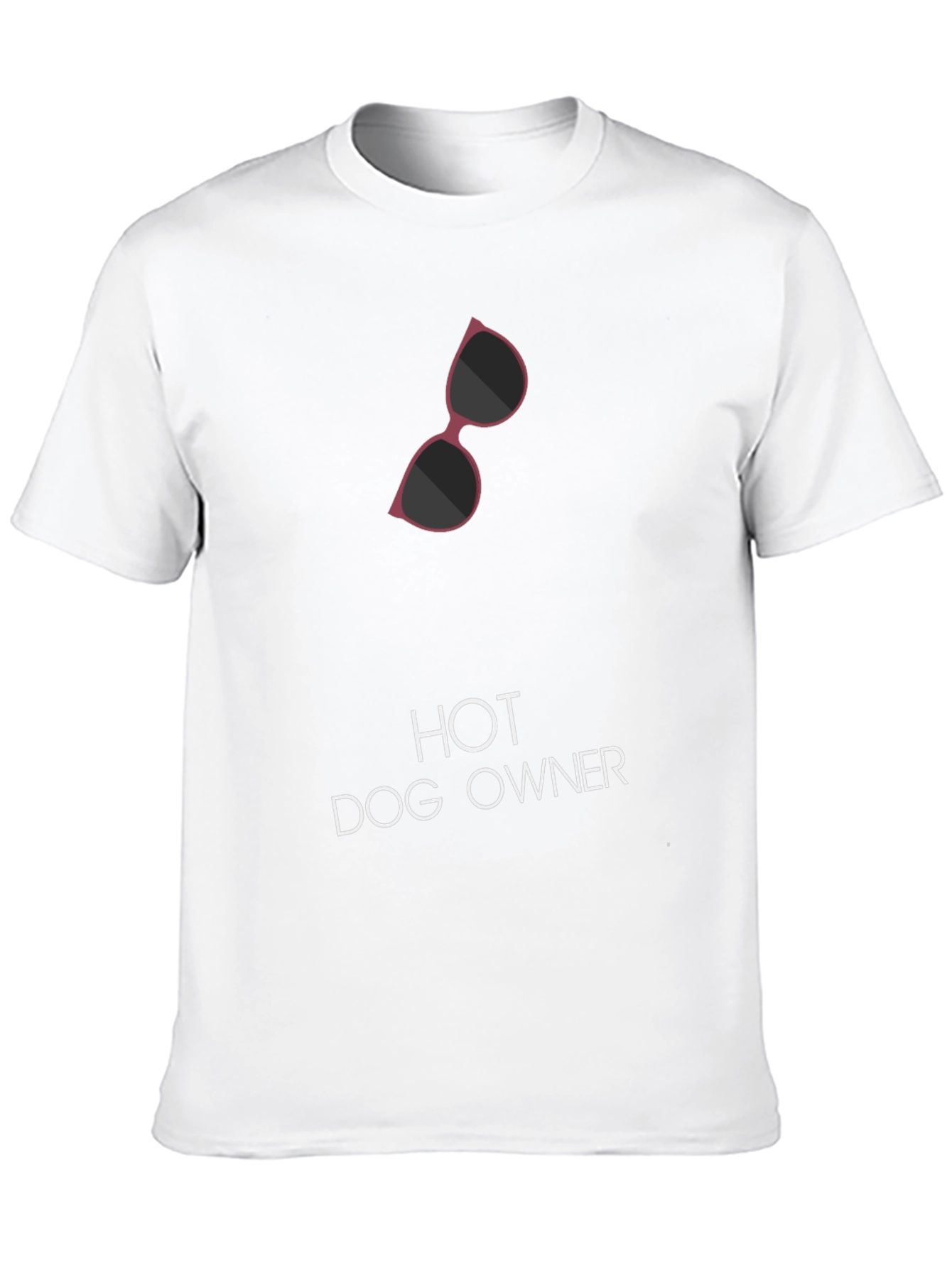 Hot Dog Owner Tee - Black Graphic T-Shirt
