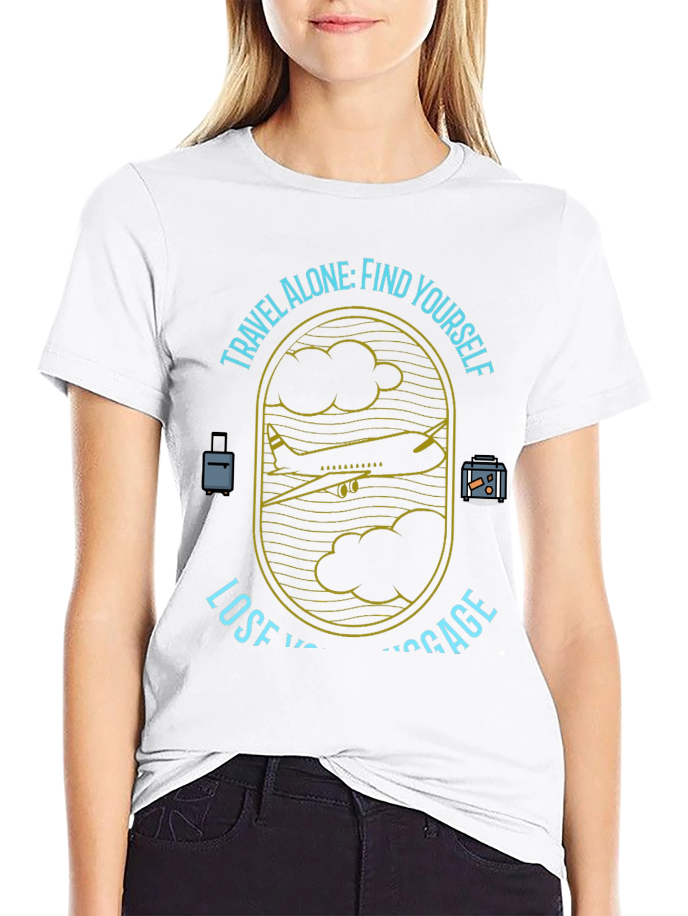 Travel Alone T-Shirt - Find Yourself Lose Luggage