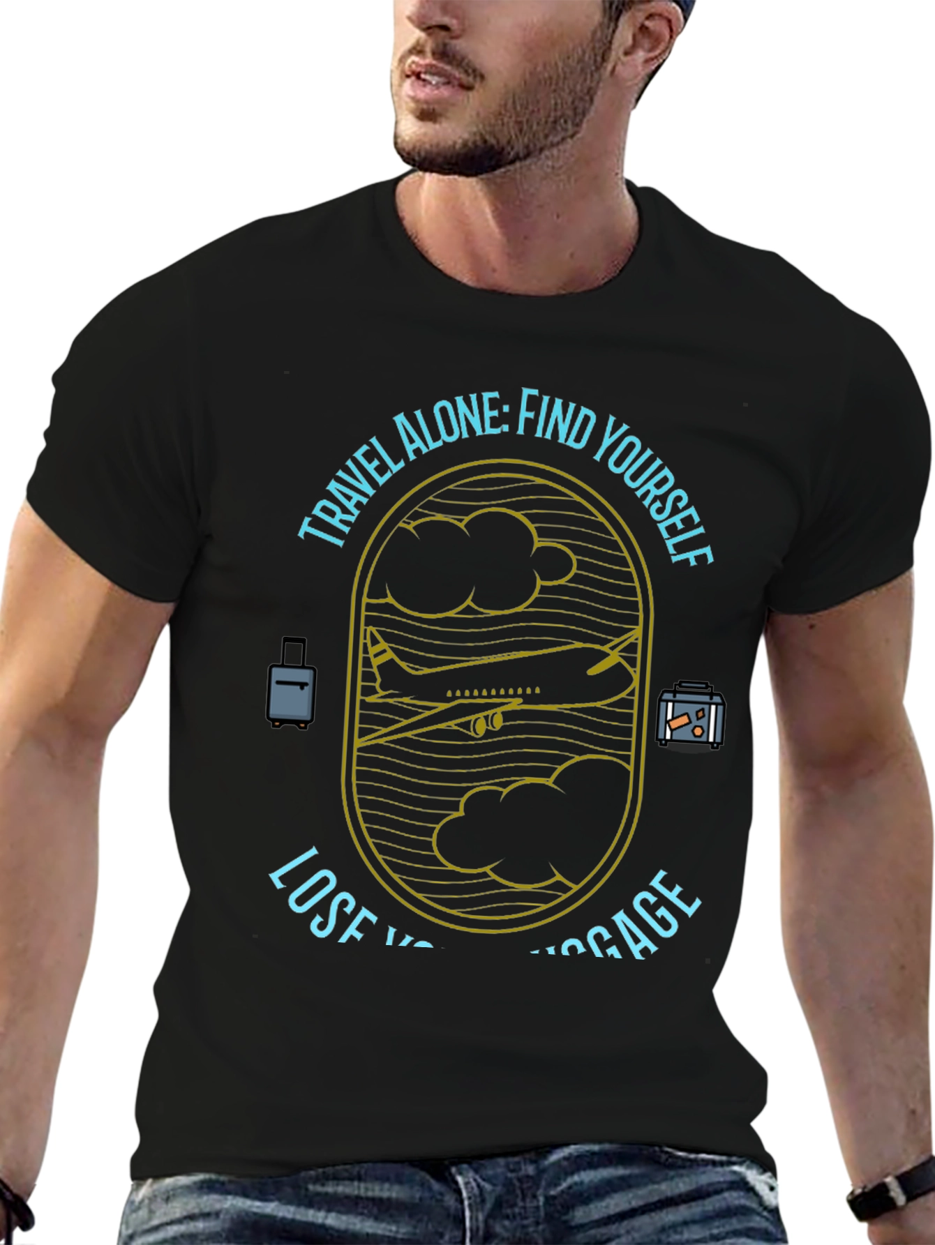 Travel Alone T-Shirt - Find Yourself Lose Luggage