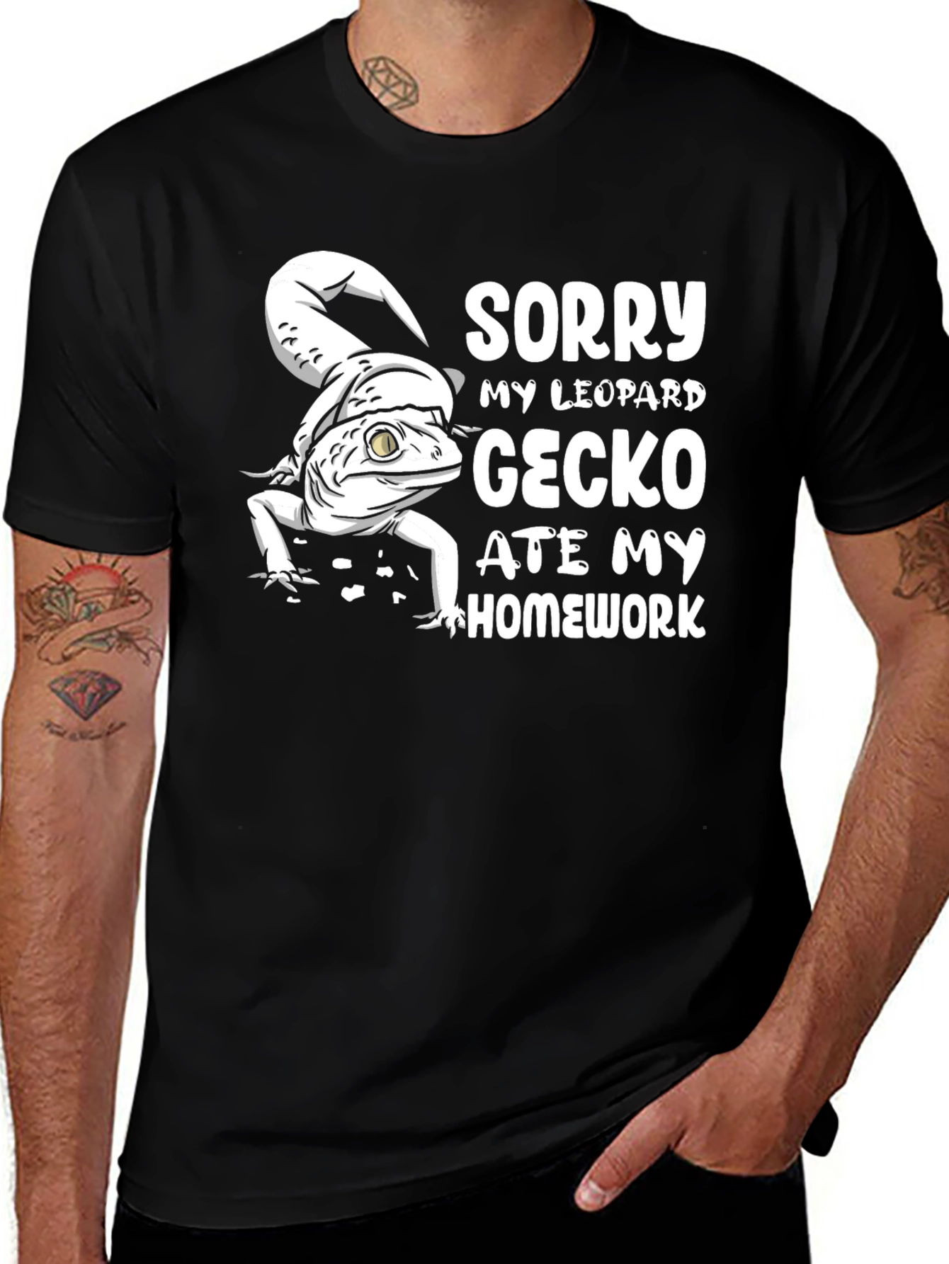Leopard Gecko Ate Homework T-Shirt