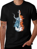 Fire and Water Cello Graphic Tee