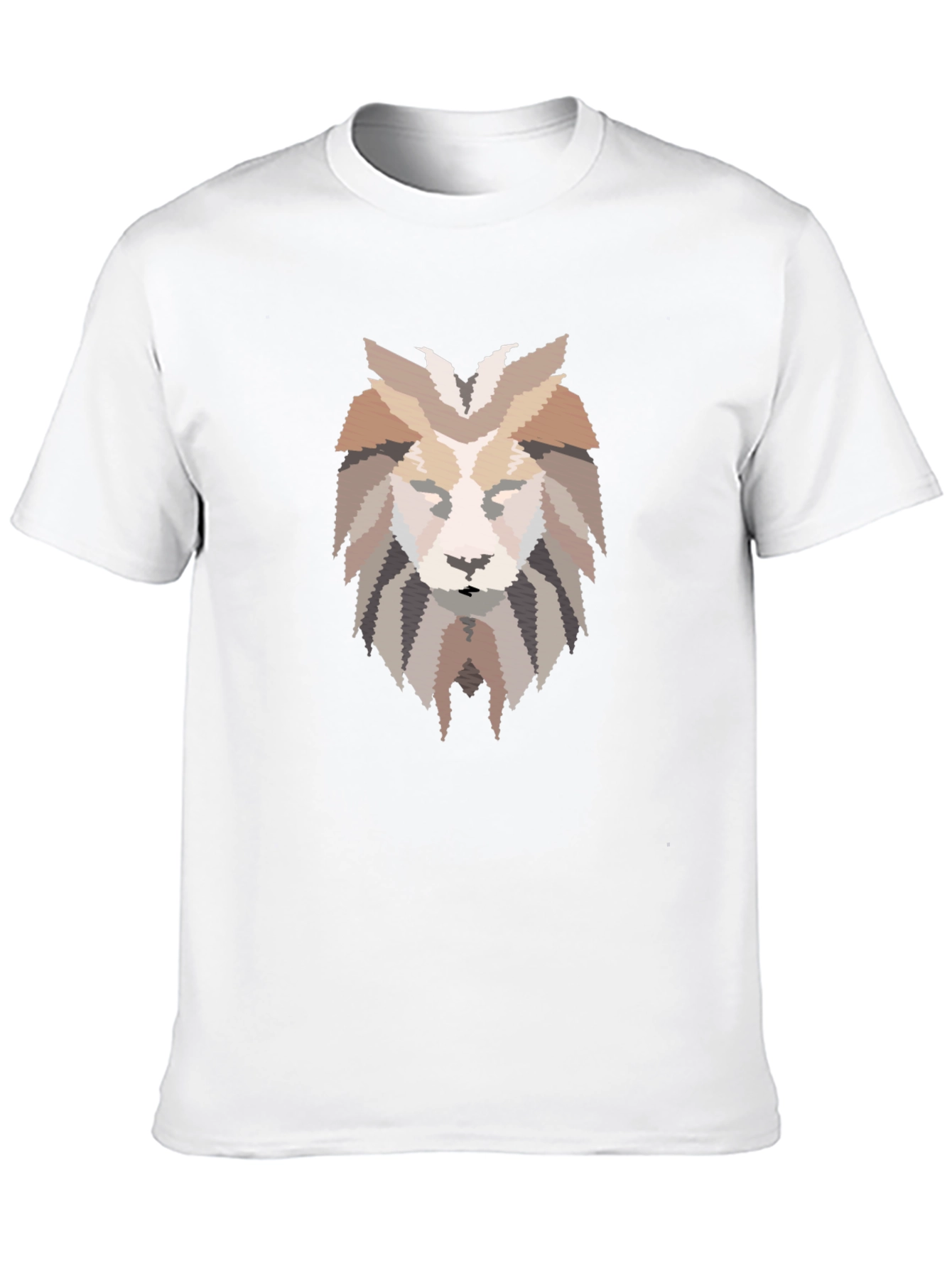 Pixel Art Lion Graphic Tee