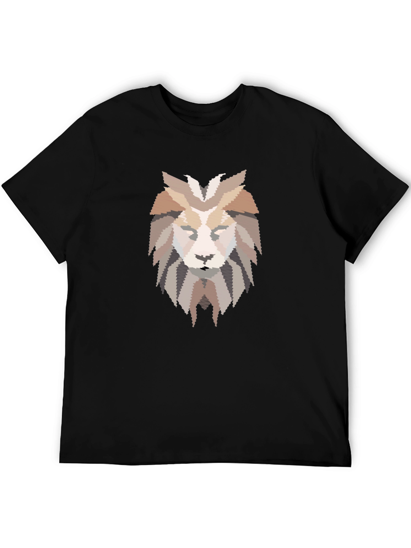 Pixel Art Lion Graphic Tee