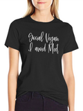 Social Vegan T-Shirt - I Avoid Meat