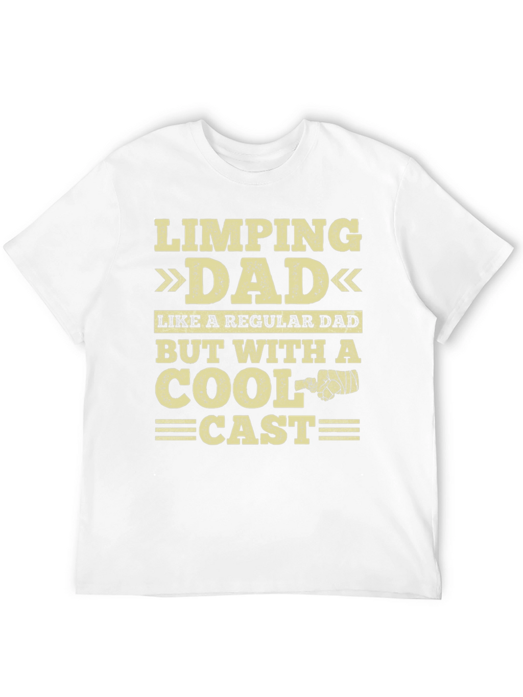 Limping Dad T-Shirt - Cool Cast Novelty Tee