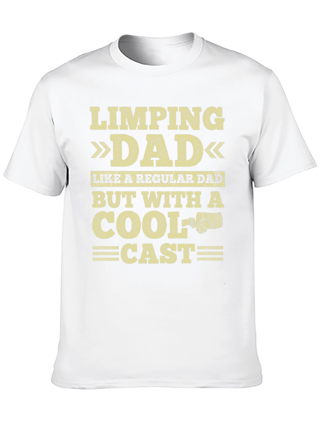 Limping Dad T-Shirt - Cool Cast Novelty Tee