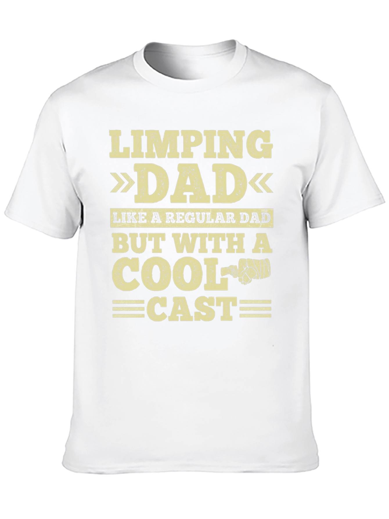 Limping Dad T-Shirt - Cool Cast Novelty Tee