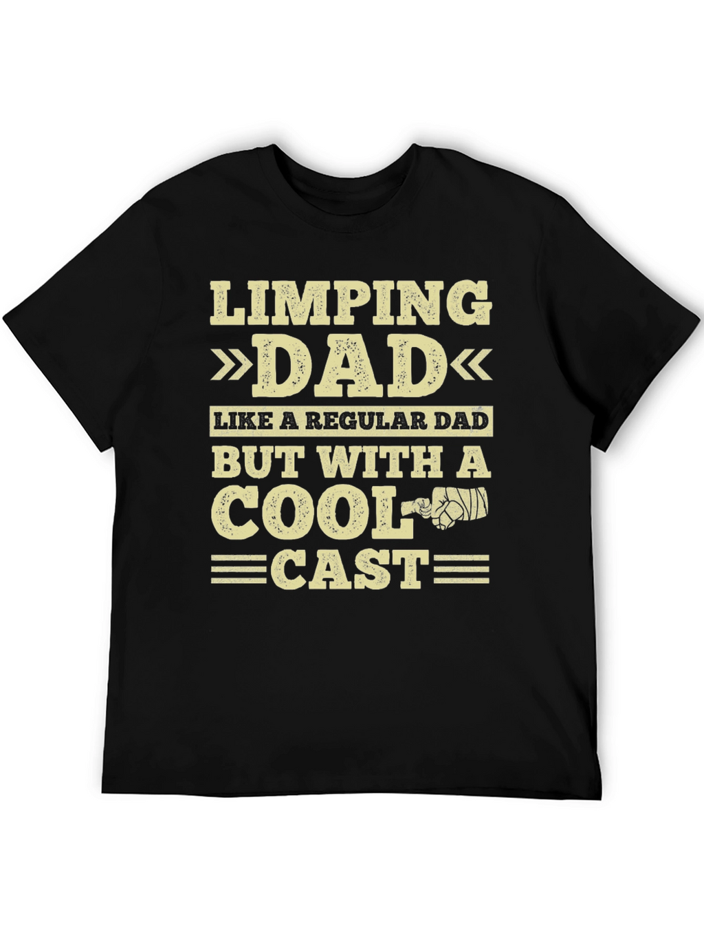 Limping Dad T-Shirt - Cool Cast Novelty Tee