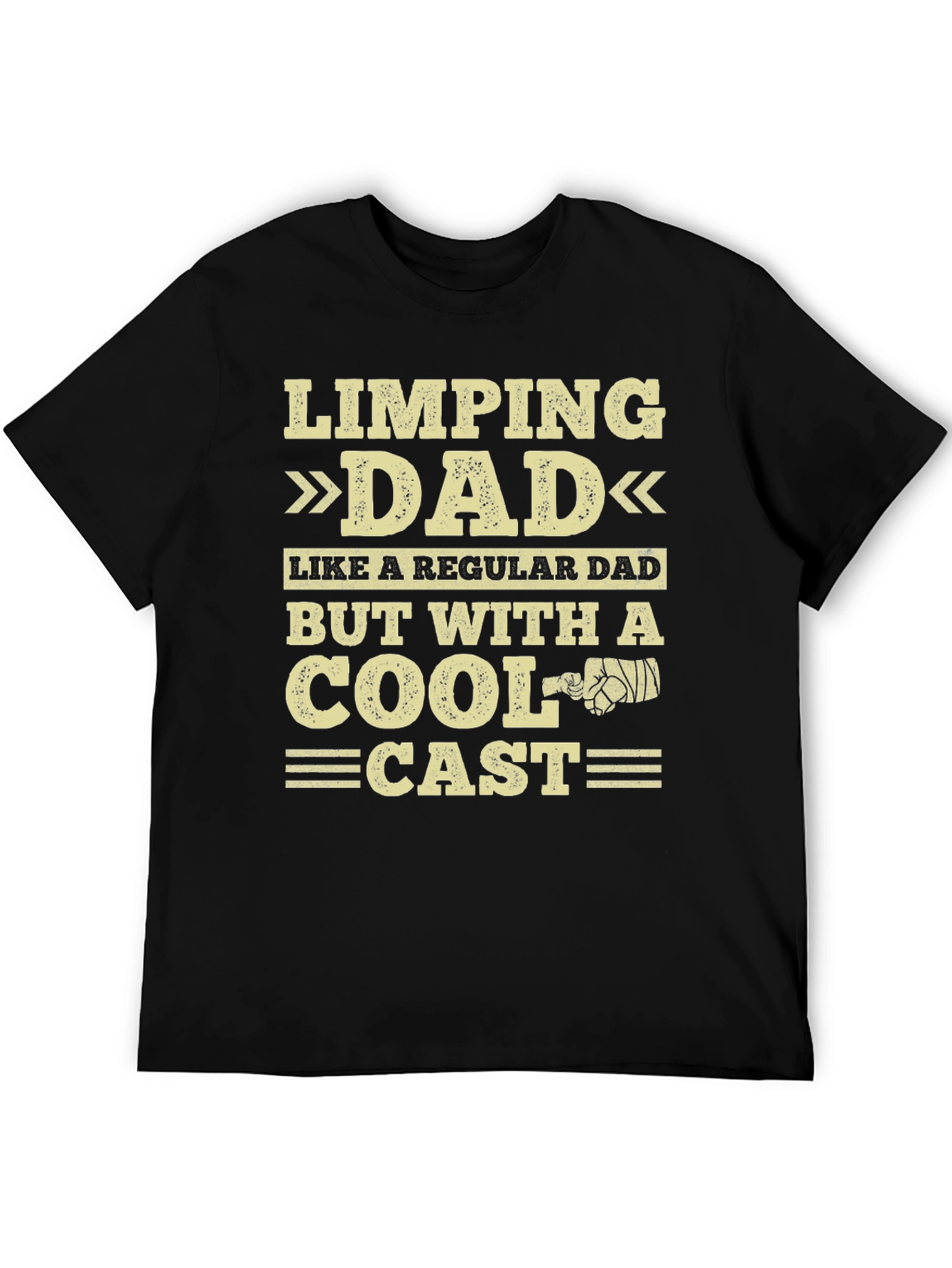 Limping Dad T-Shirt - Cool Cast Novelty Tee