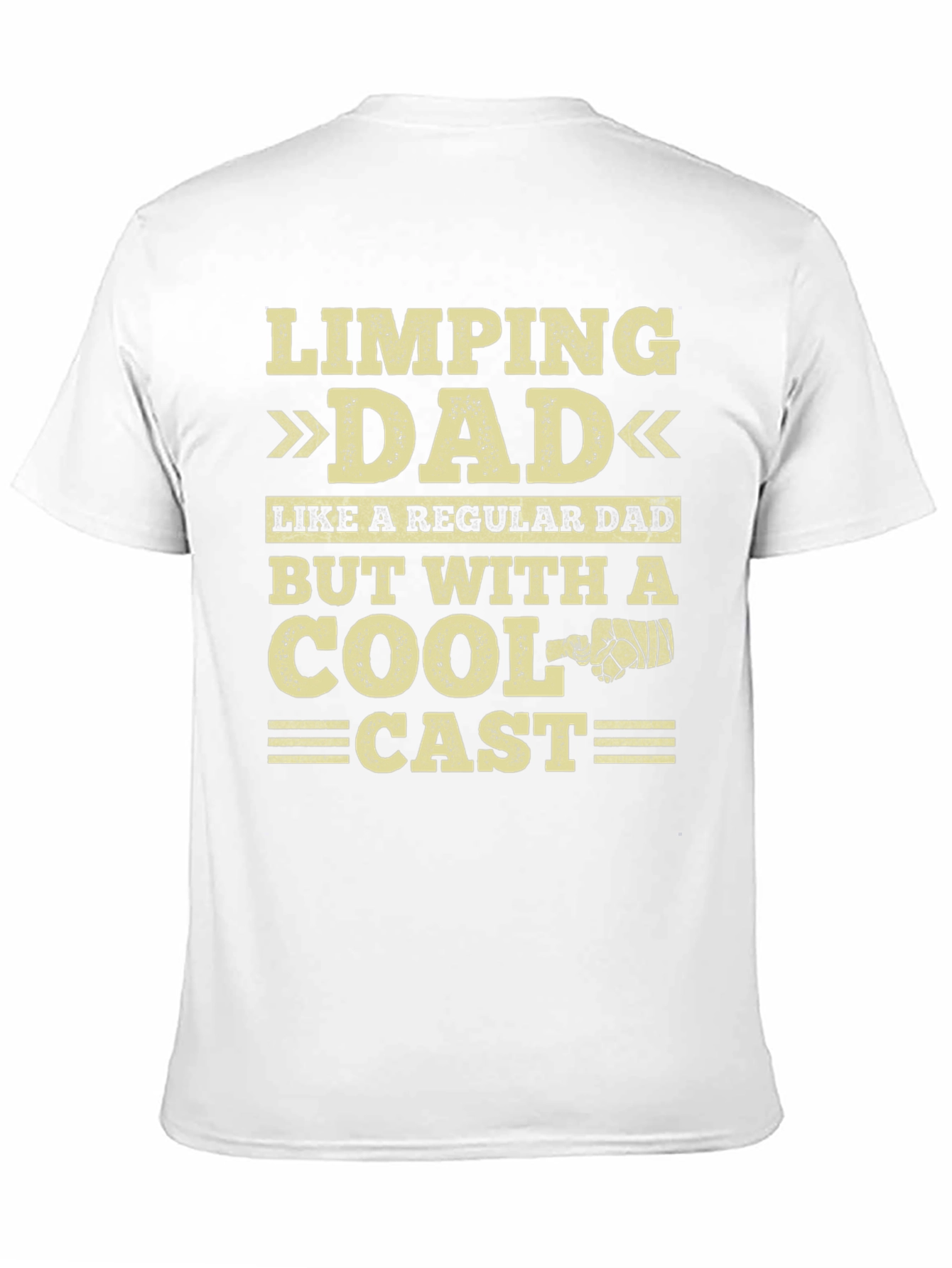 Limping Dad T-Shirt - Cool Cast Novelty Tee
