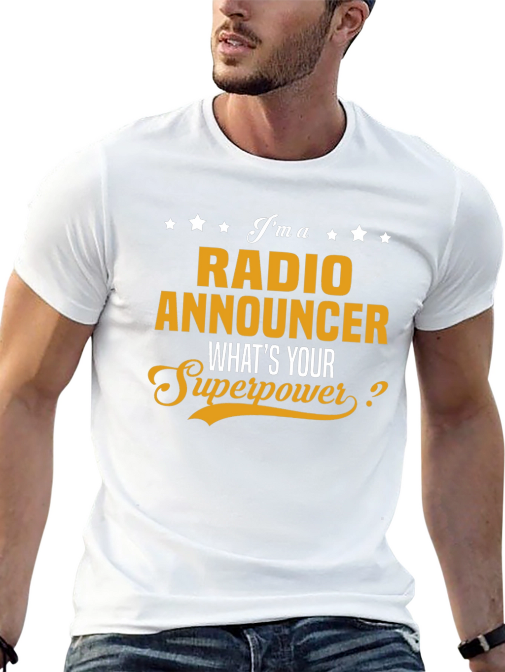 Radio Announcer Superpower T-Shirt