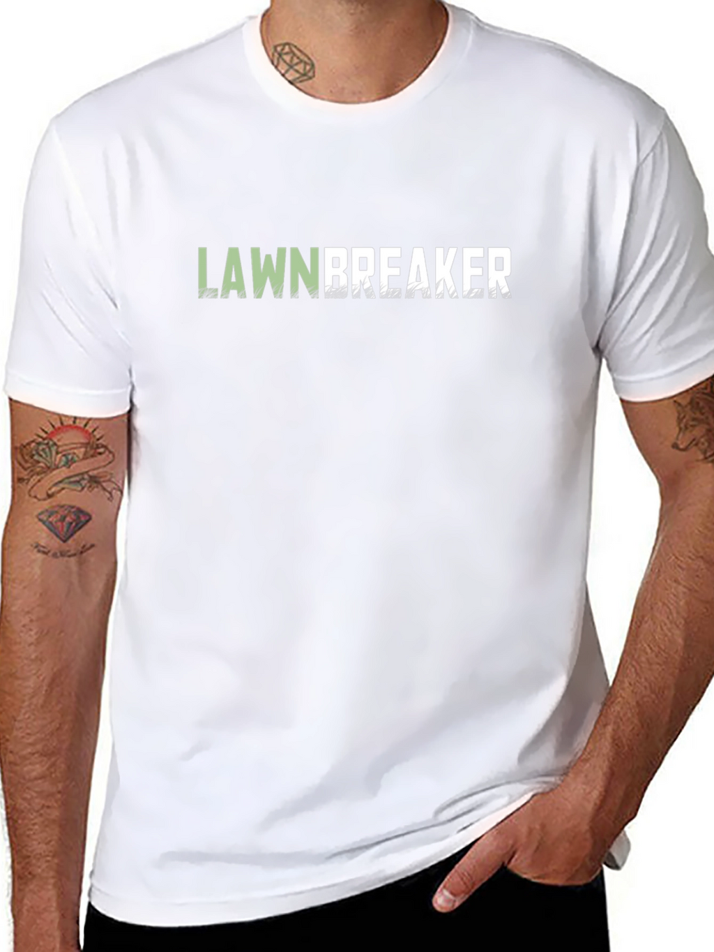 Lawnbreaker Graphic T-Shirt - Black