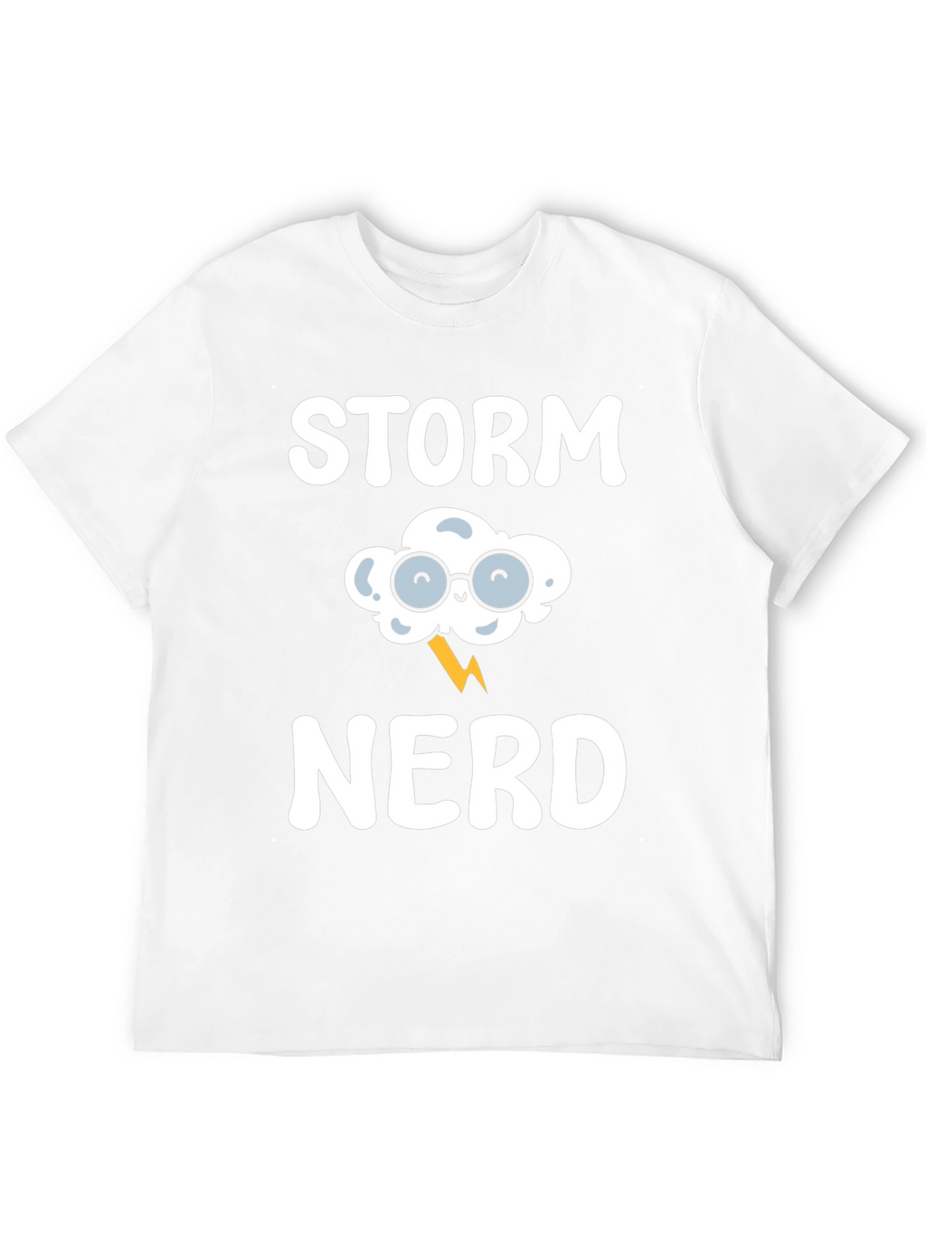 Storm Nerd Graphic T-Shirt - Black Cotton Tee
