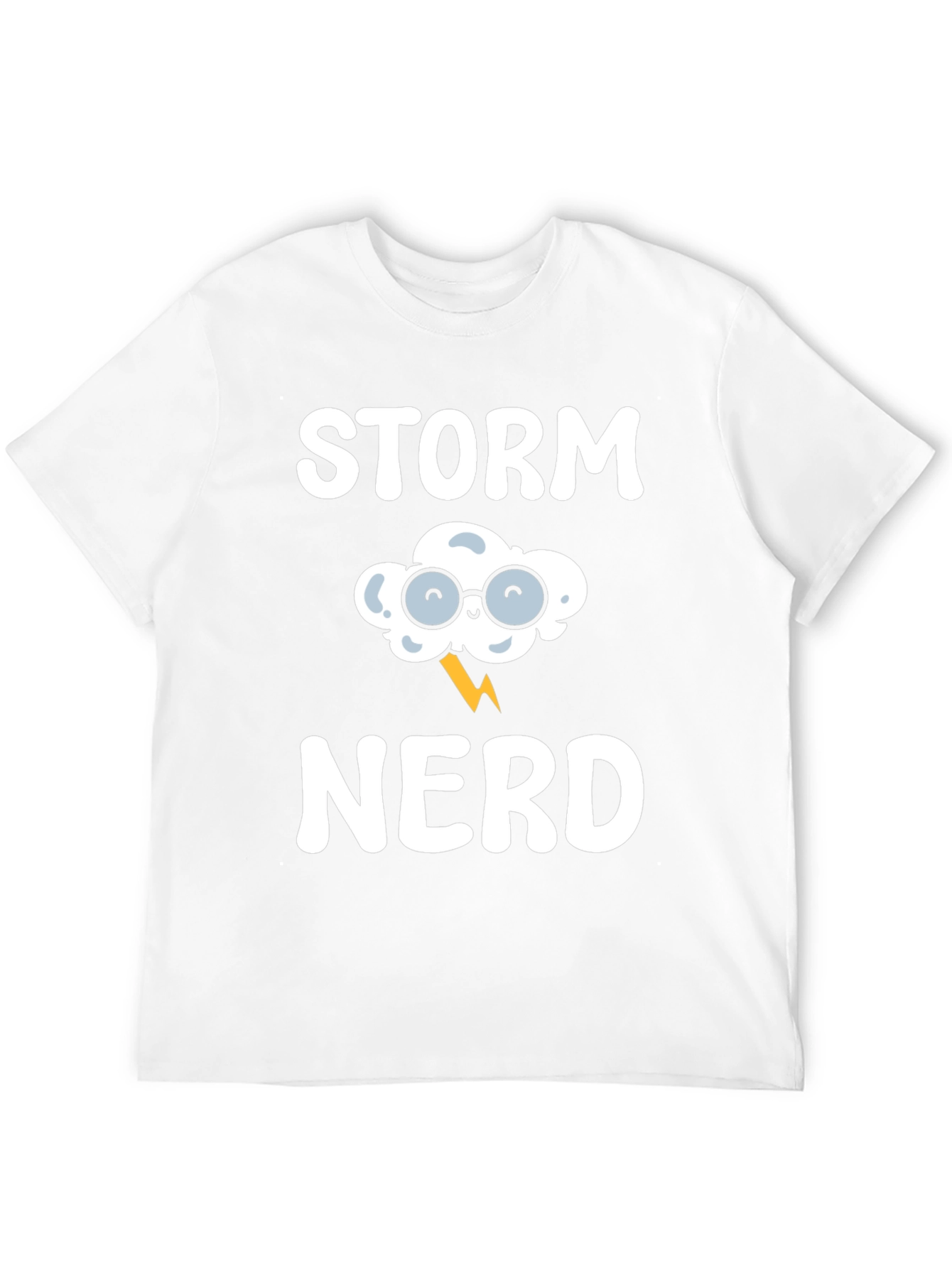 Storm Nerd Graphic T-Shirt - Black Cotton Tee