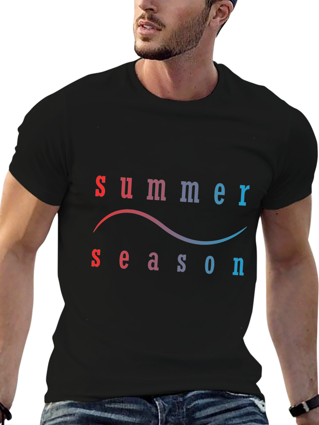 Summer Season Graphic T-Shirt