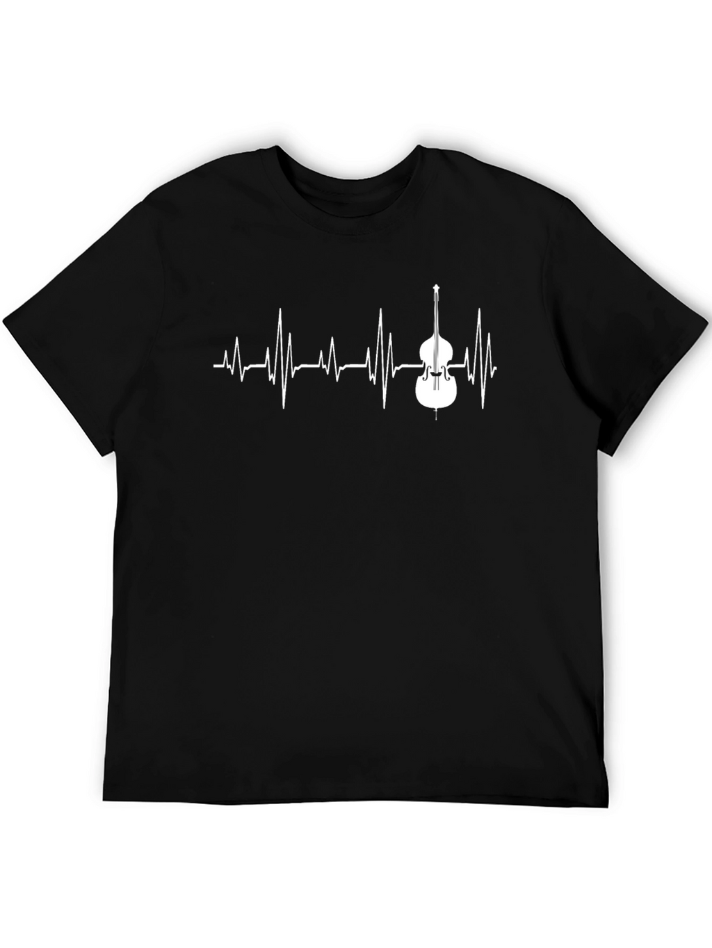 Cello Heartbeat Graphic Tee - Musical Inspiration