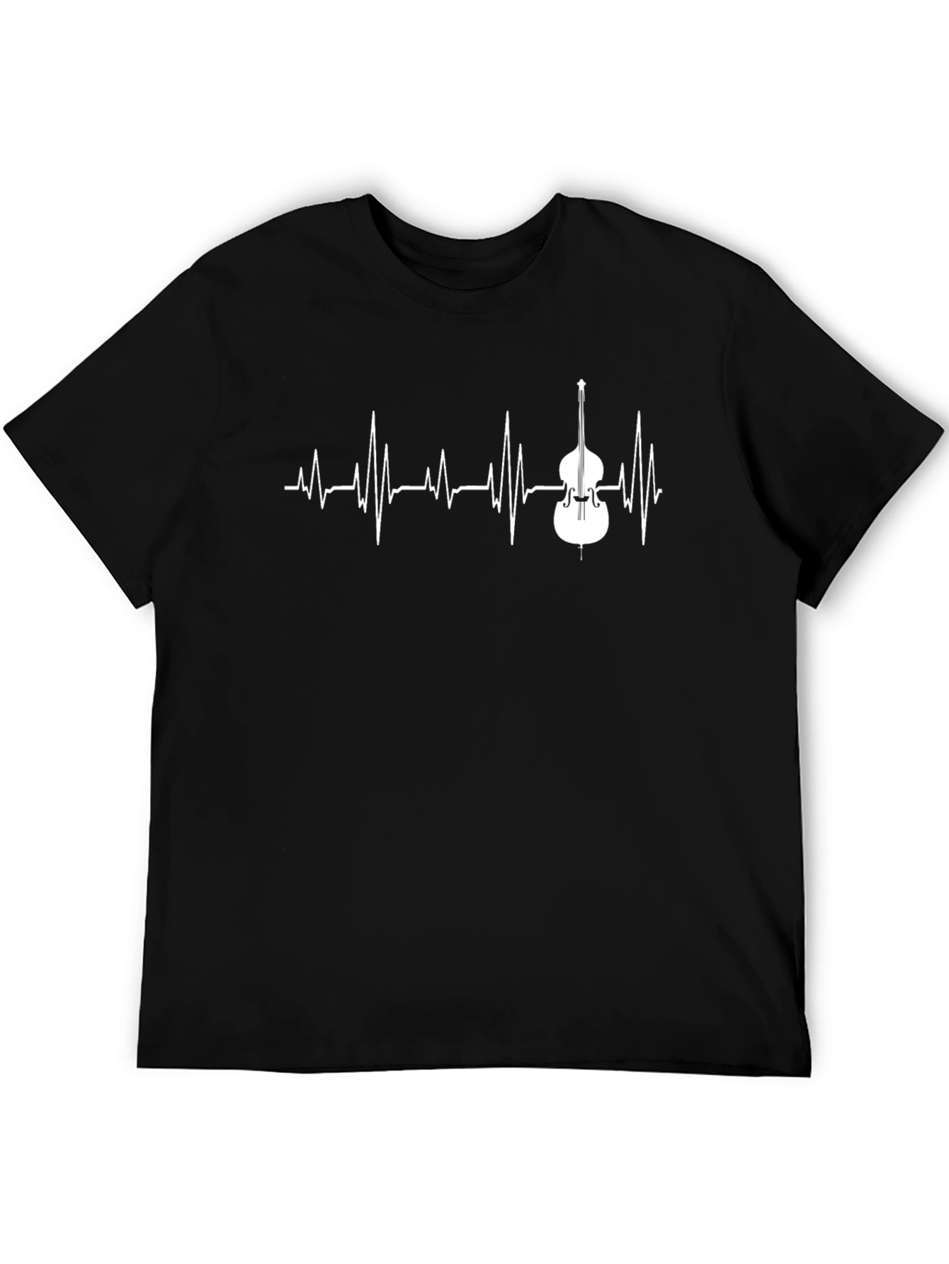 Cello Heartbeat Graphic Tee - Musical Inspiration