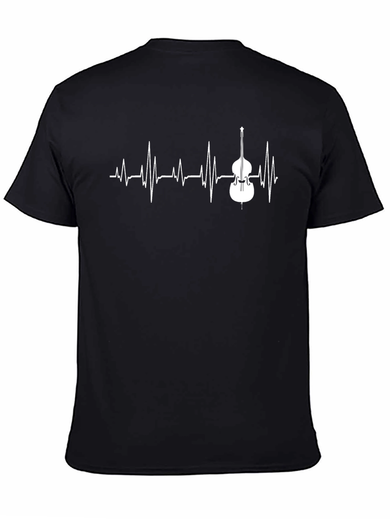 Cello Heartbeat Graphic Tee - Musical Inspiration
