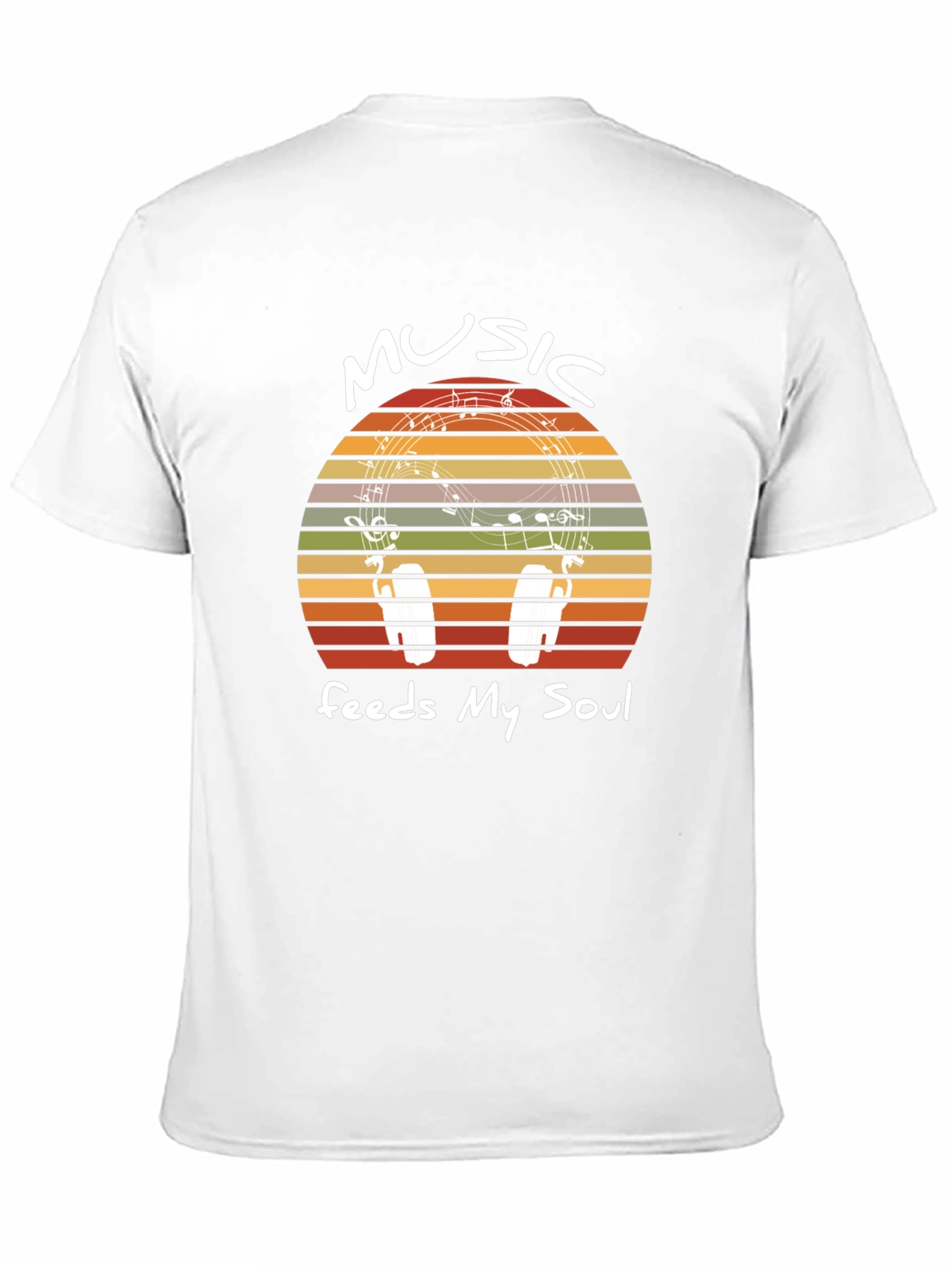 Music Feeds My Soul Graphic T-Shirt