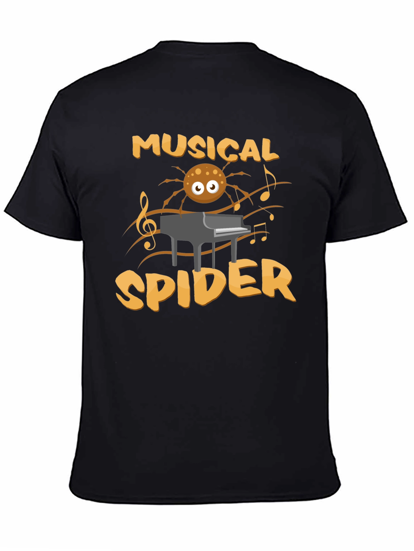 Musical Spider T-Shirt - Funny Graphic Tee