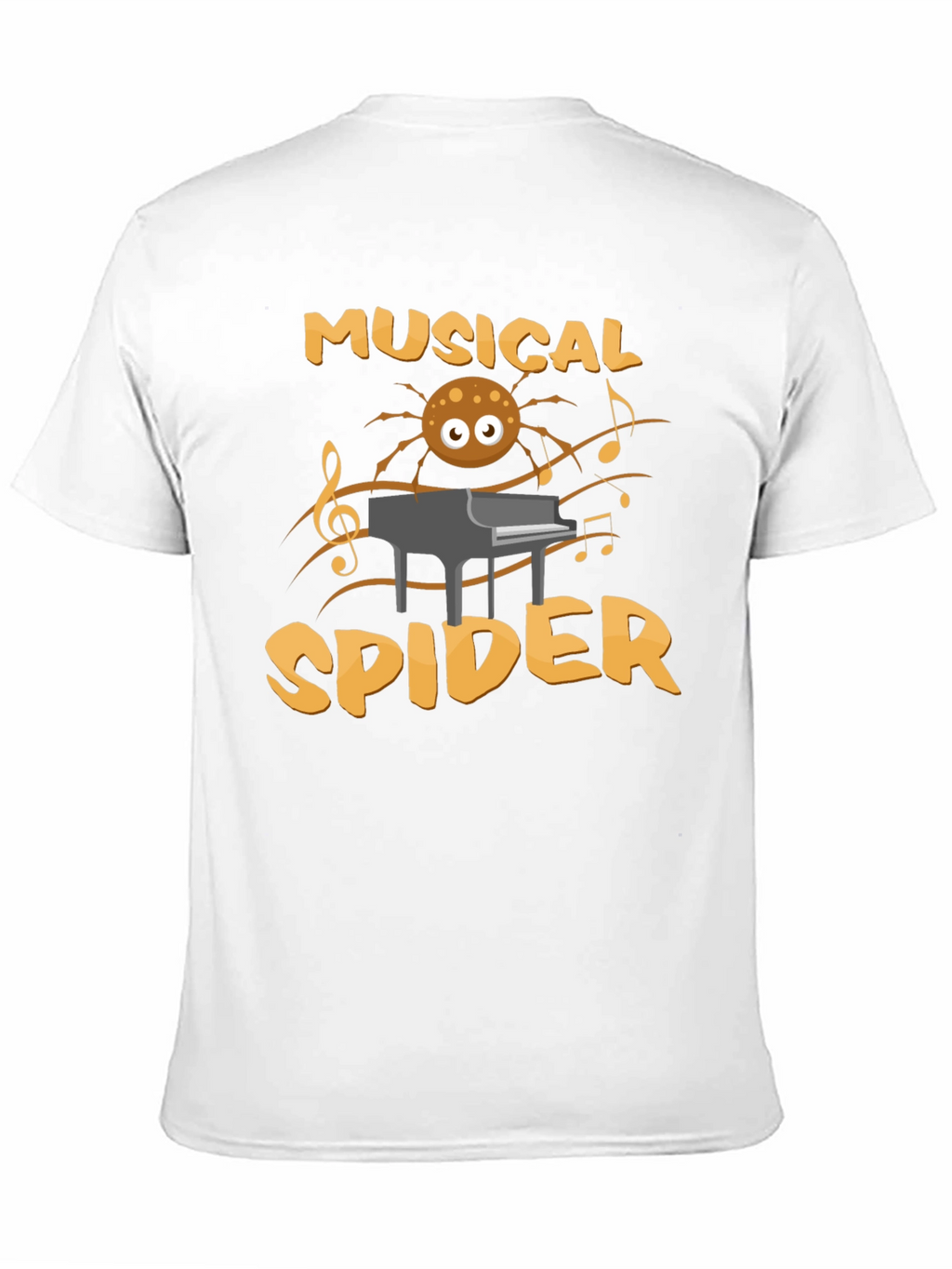 Musical Spider T-Shirt - Funny Graphic Tee