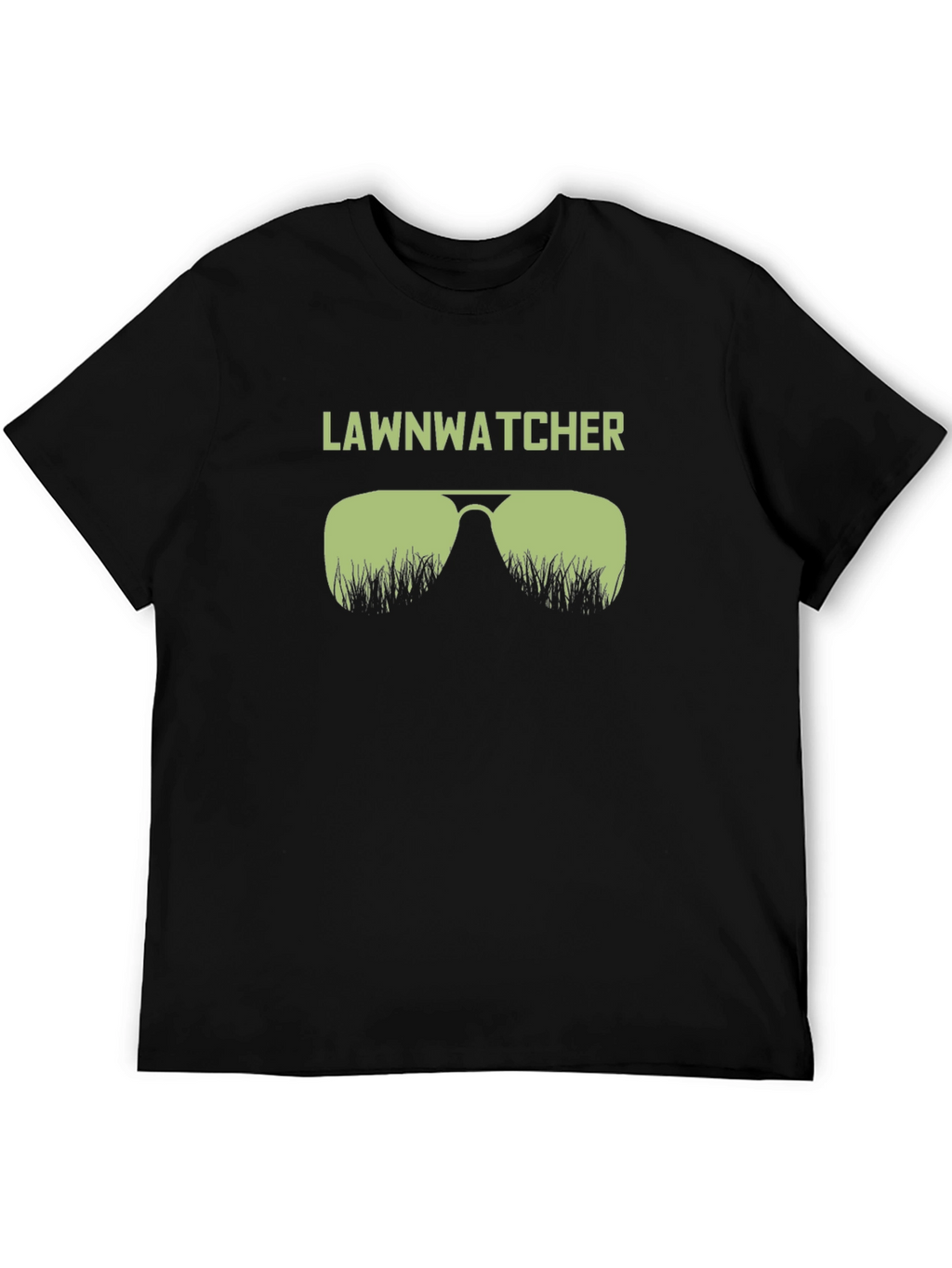 Lawnwatcher Graphic T-Shirt - Black Cotton Tee