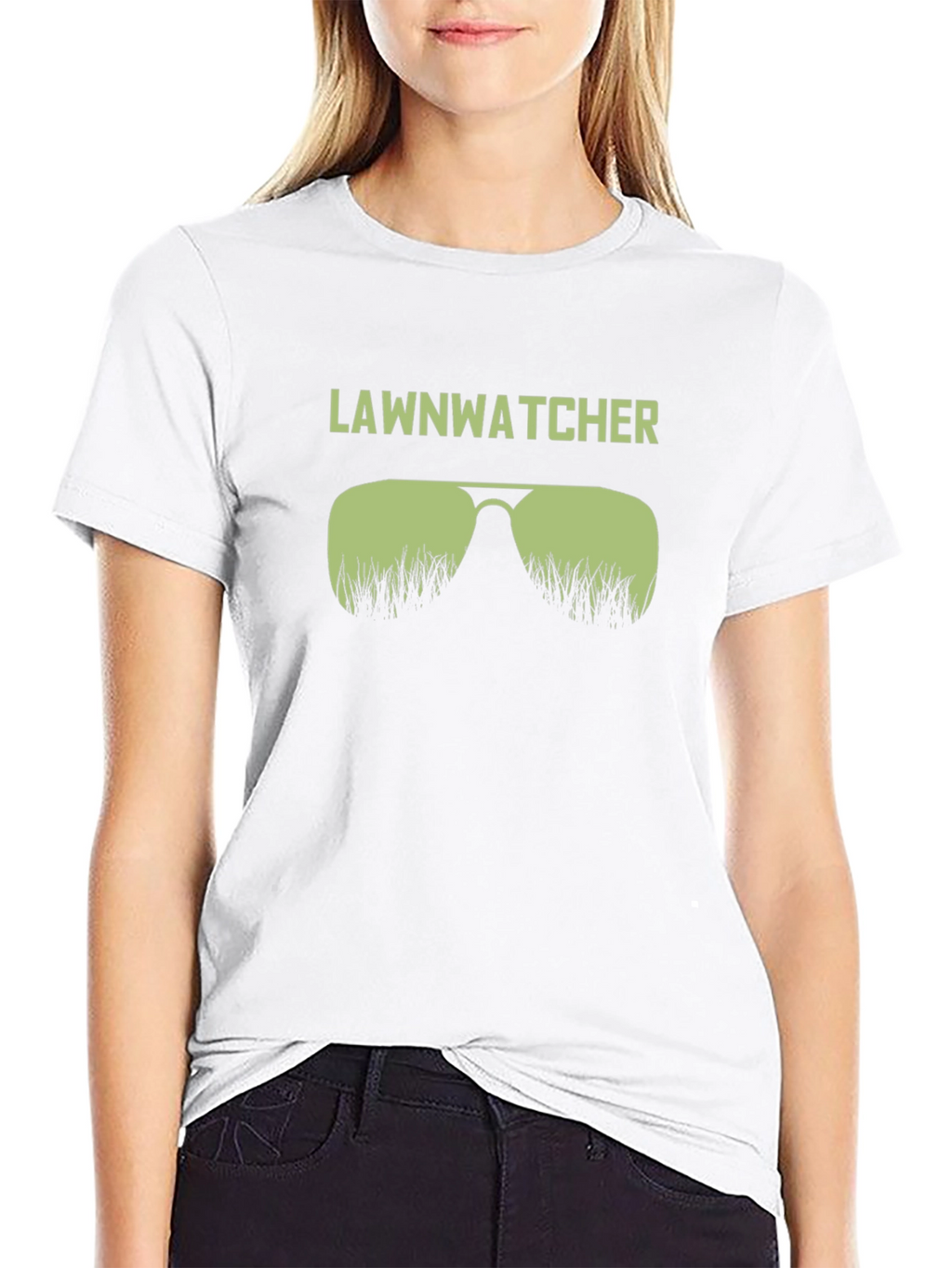 Lawnwatcher Graphic T-Shirt - Black Cotton Tee