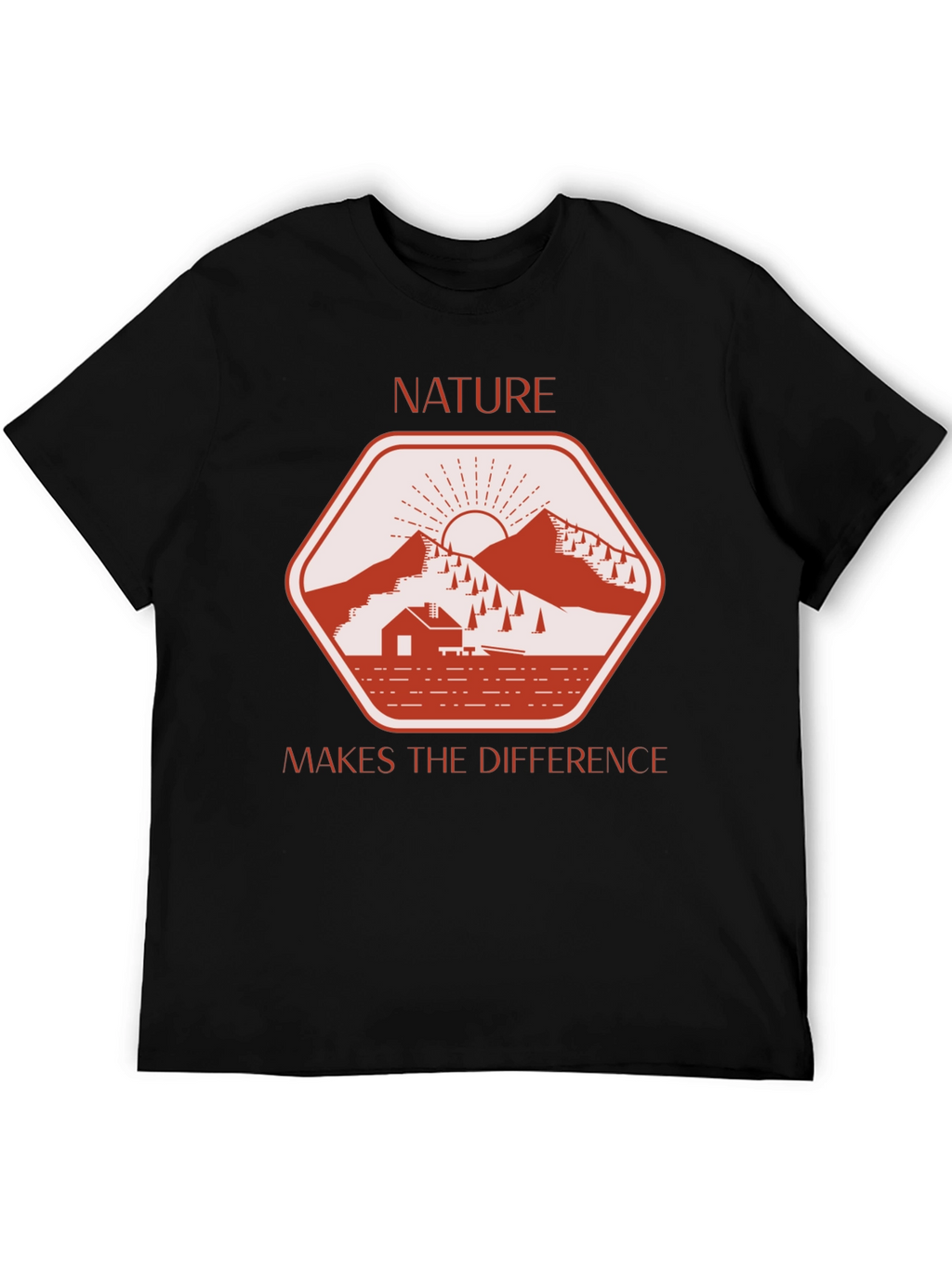 Nature Makes the Difference Graphic T-Shirt