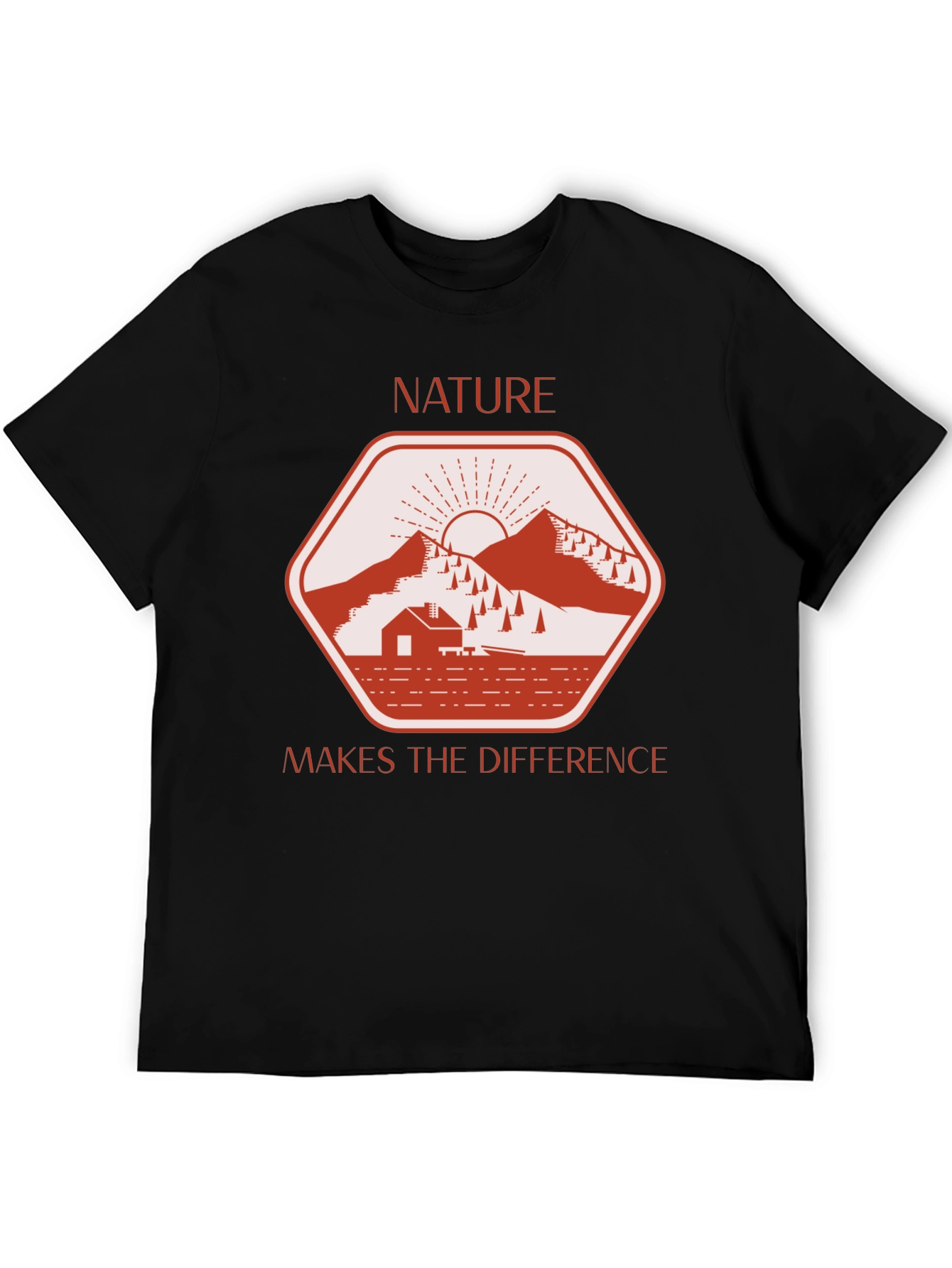 Nature Makes the Difference Graphic T-Shirt