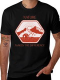 Nature Makes the Difference Graphic T-Shirt