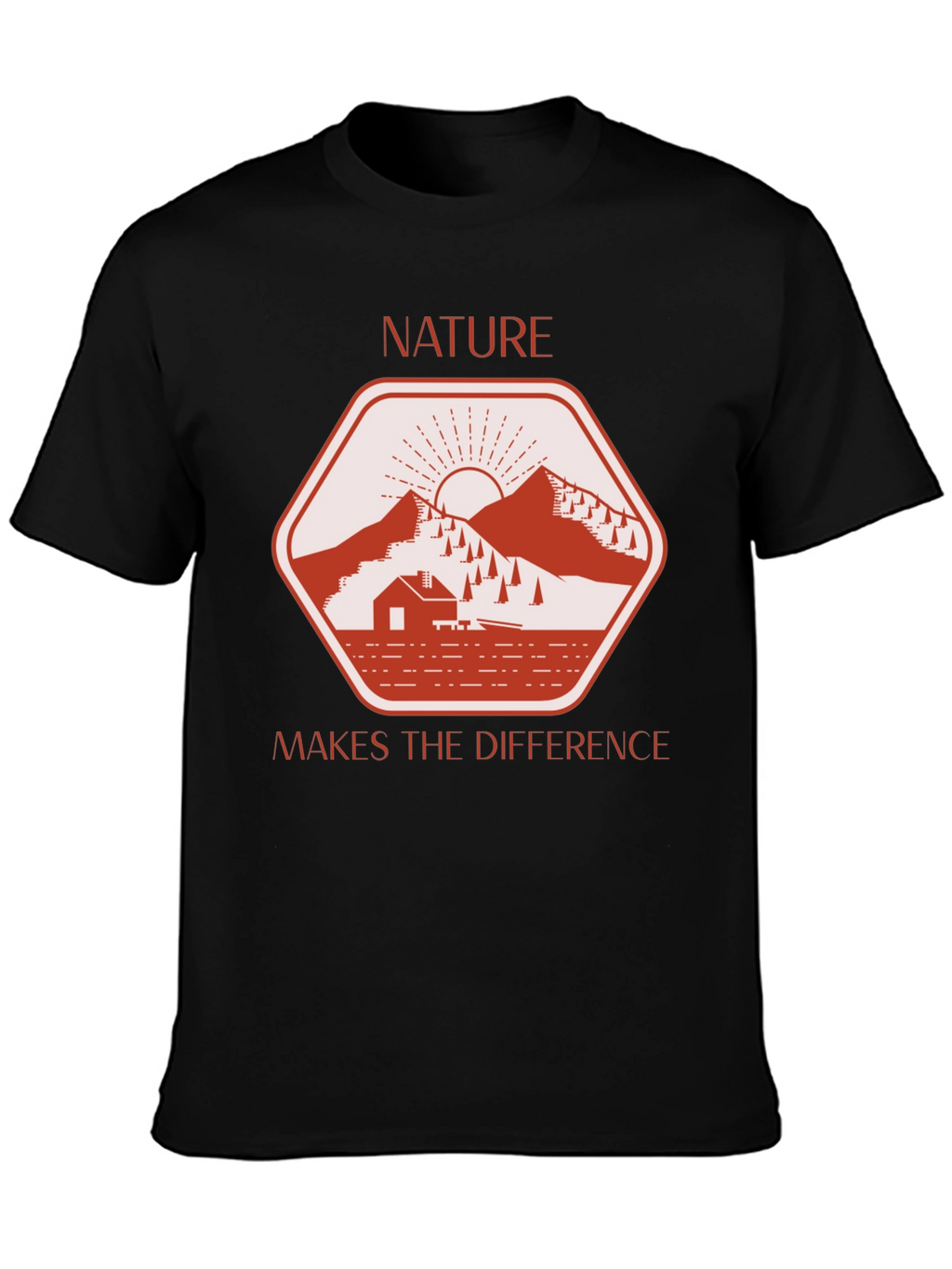 Nature Makes the Difference Graphic T-Shirt