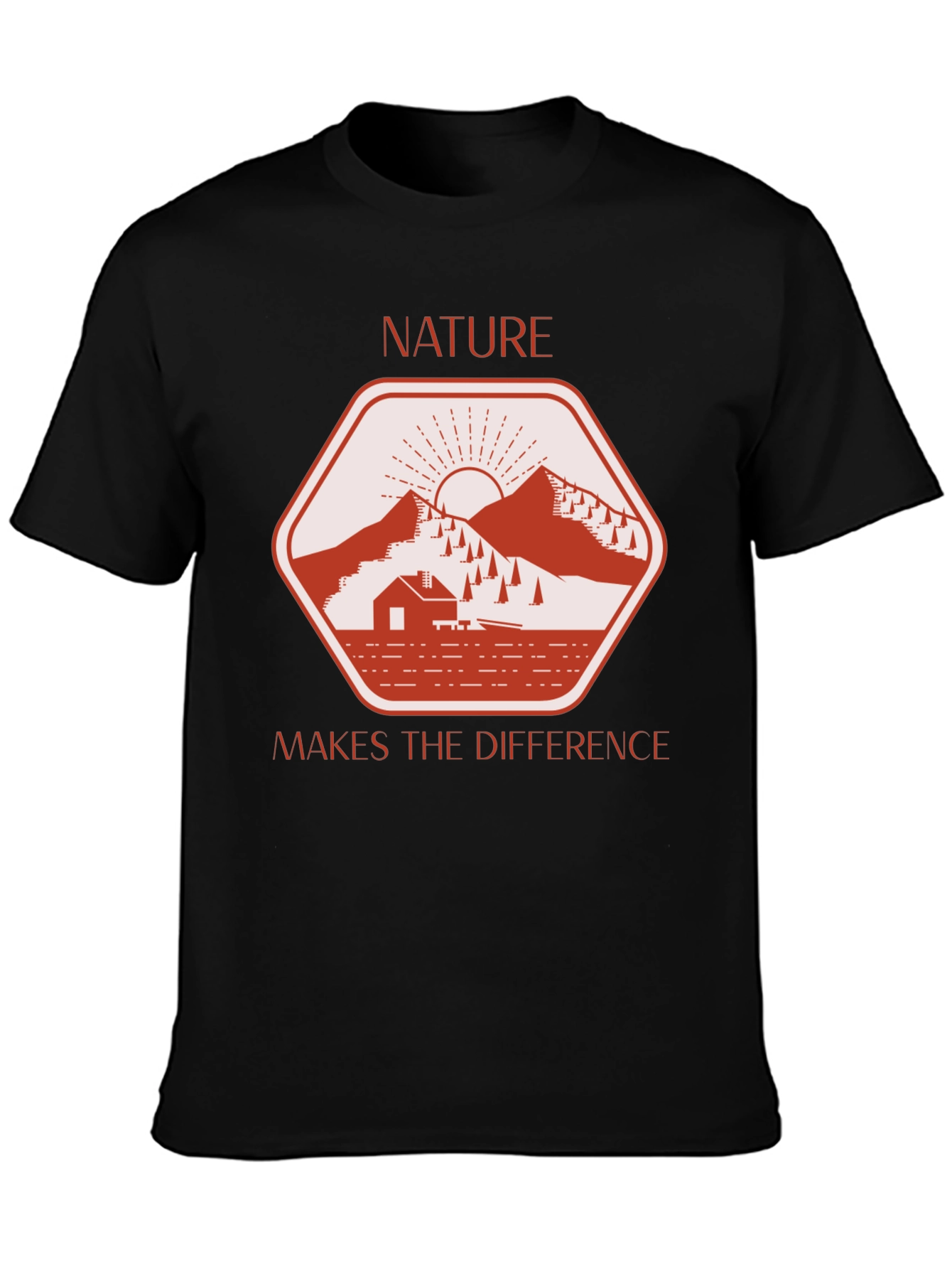 Nature Makes the Difference Graphic T-Shirt