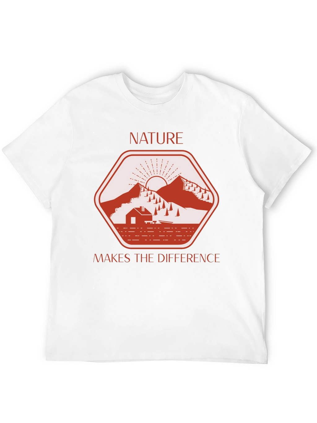 Nature Makes the Difference Graphic T-Shirt