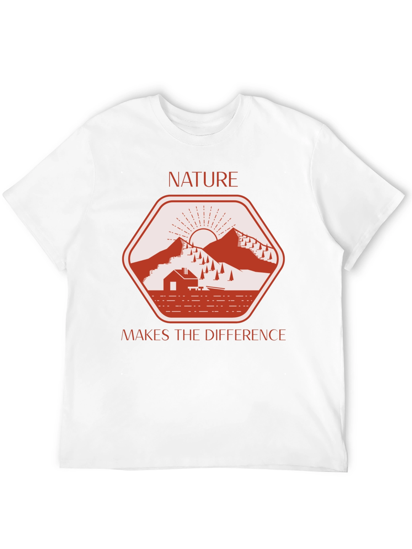 Nature Makes the Difference Graphic T-Shirt