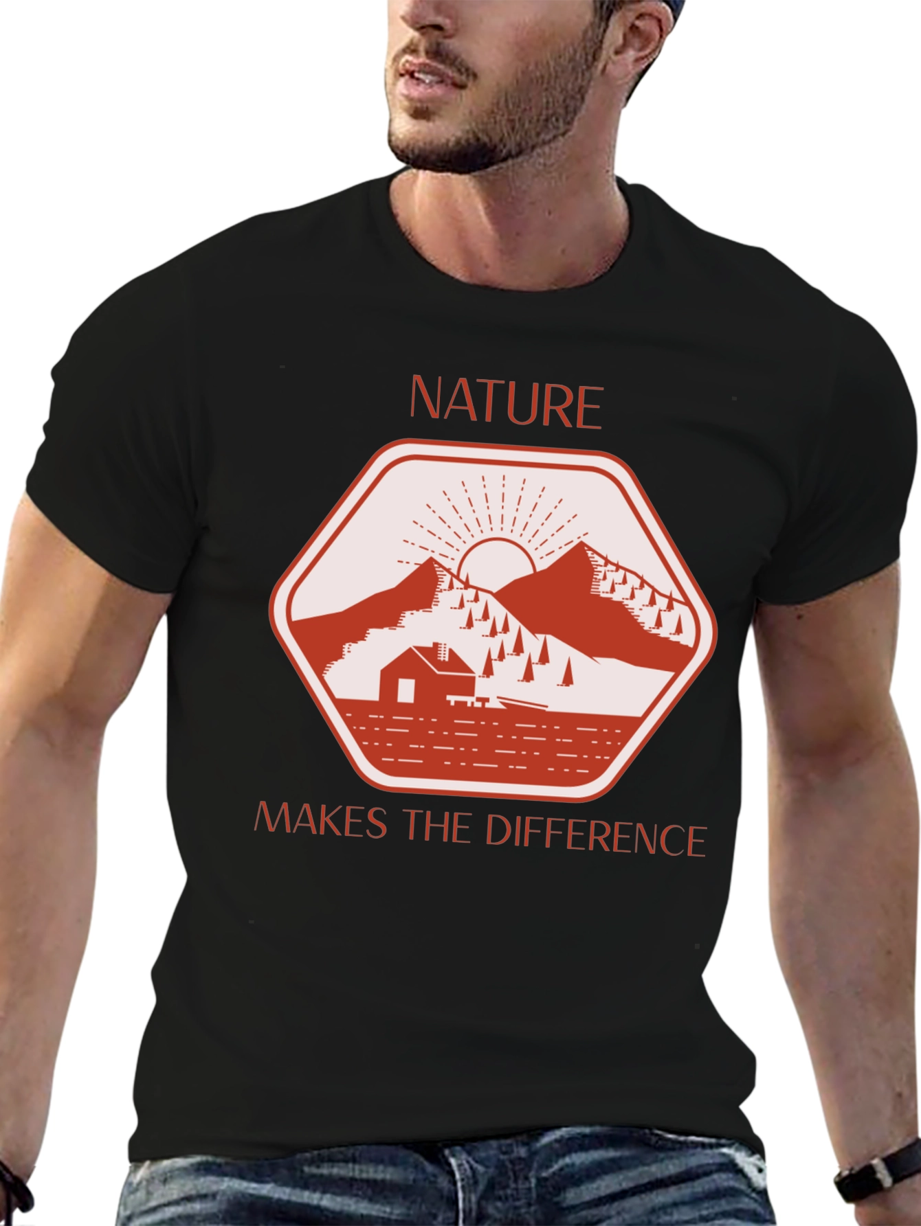 Nature Makes the Difference Graphic T-Shirt